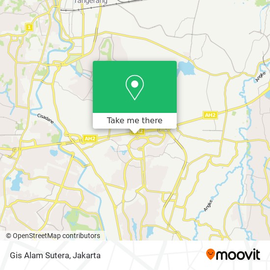 Gis Alam Sutera map