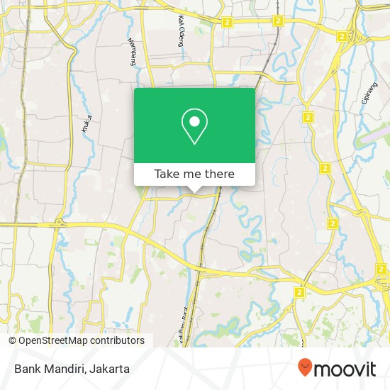 Bank Mandiri map