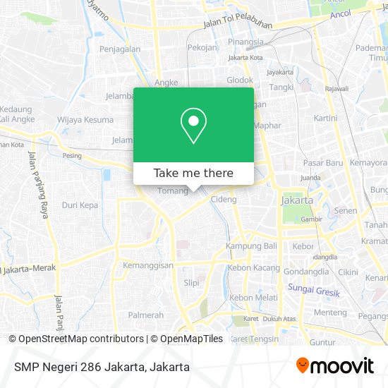 SMP Negeri 286 Jakarta map