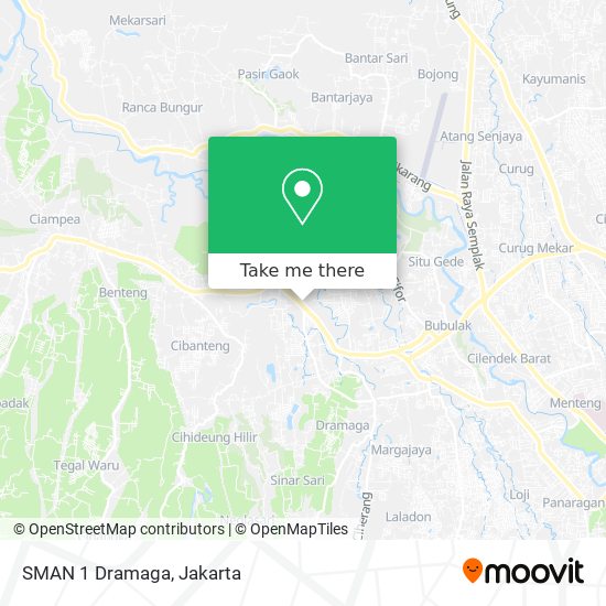 SMAN 1 Dramaga map