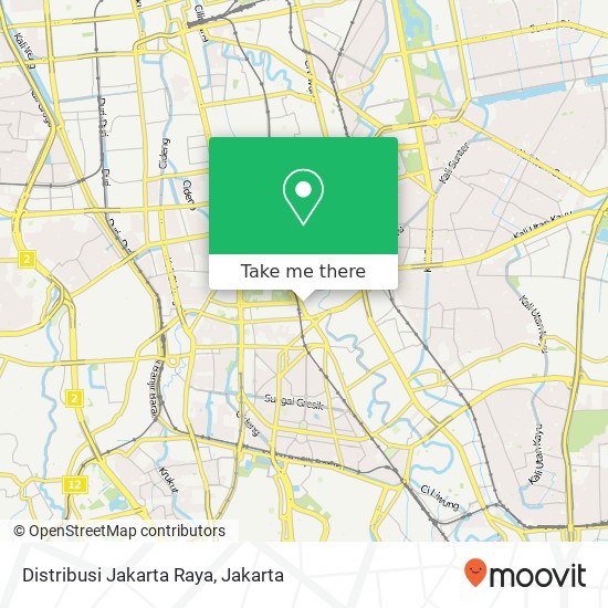 Distribusi Jakarta Raya map