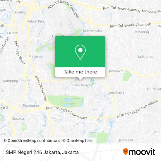SMP Negeri 246 Jakarta map