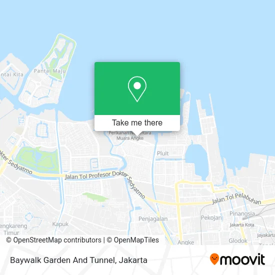 Baywalk Garden And Tunnel map