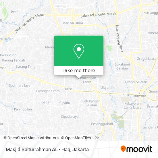 Masjid Baiturrahman AL - Haq map