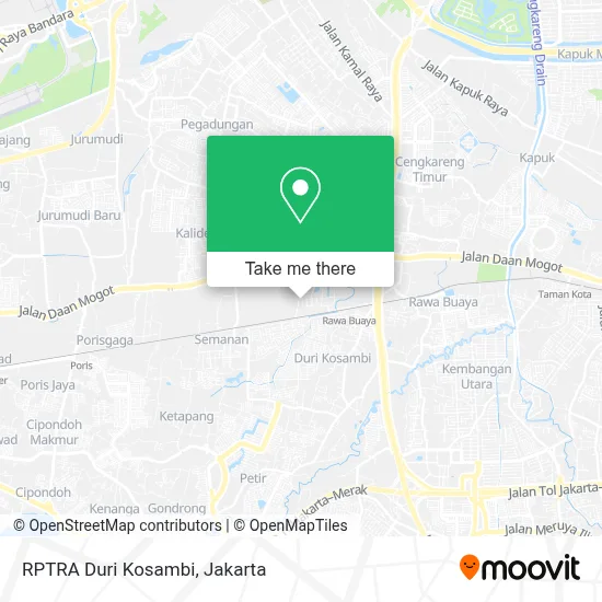 RPTRA Duri Kosambi map