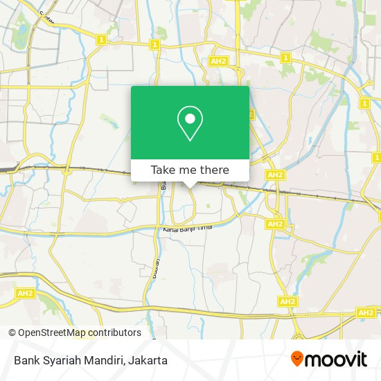 Bank Syariah Mandiri map