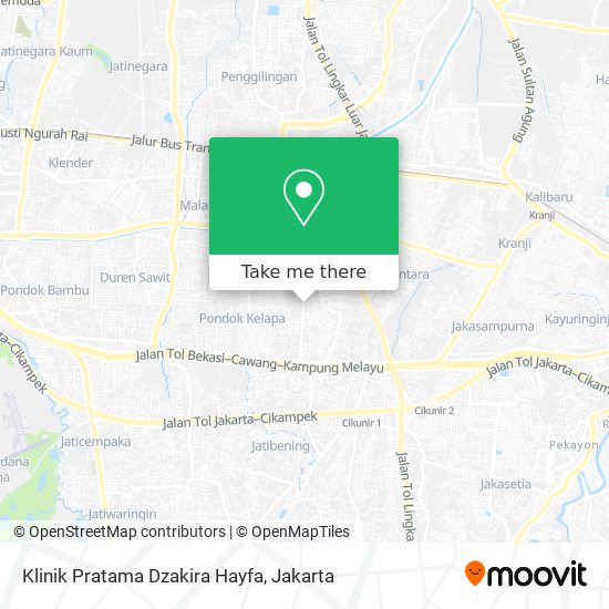 Klinik Pratama Dzakira Hayfa map