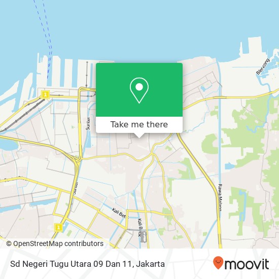 Sd Negeri Tugu Utara 09 Dan 11 map