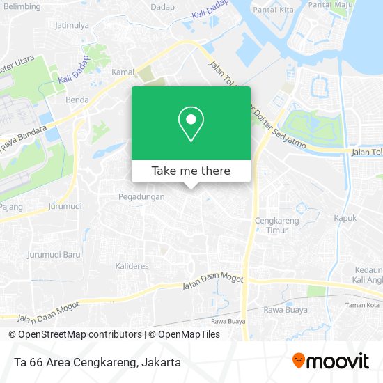 Ta 66 Area Cengkareng map