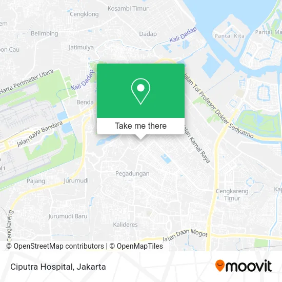 Ciputra Hospital map