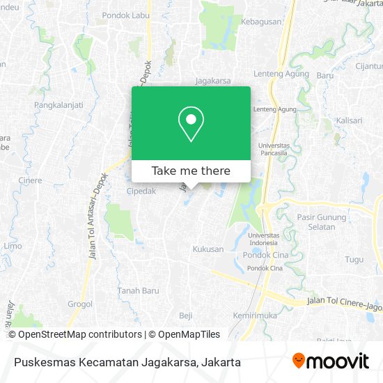 Puskesmas Kecamatan Jagakarsa map