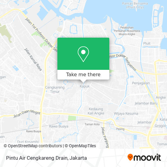 Pintu Air Cengkareng Drain map