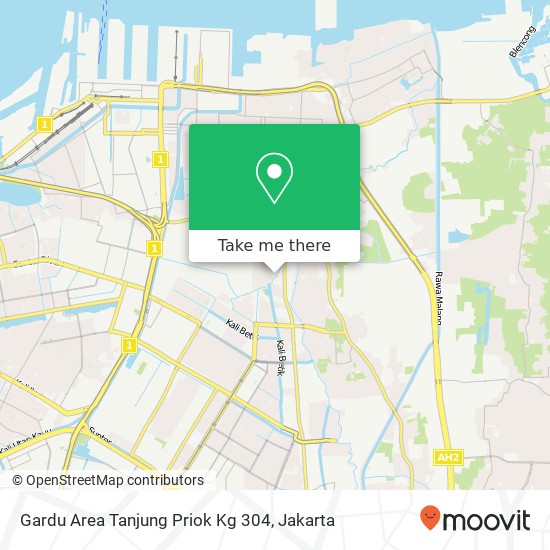 Gardu Area Tanjung Priok Kg 304 map