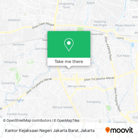 Kantor Kejaksaan Negeri Jakarta Barat map