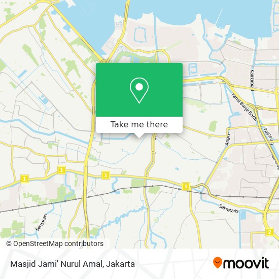 Masjid Jami' Nurul Amal map