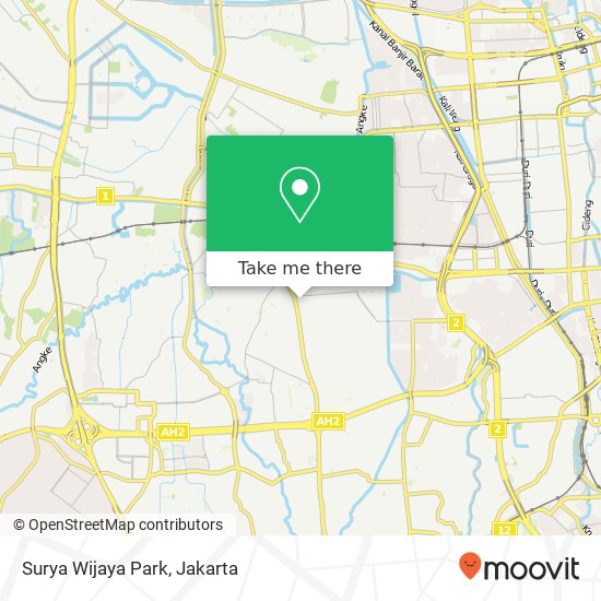 Surya Wijaya Park map