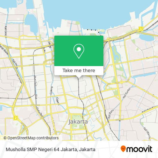 Musholla SMP Negeri 64 Jakarta map