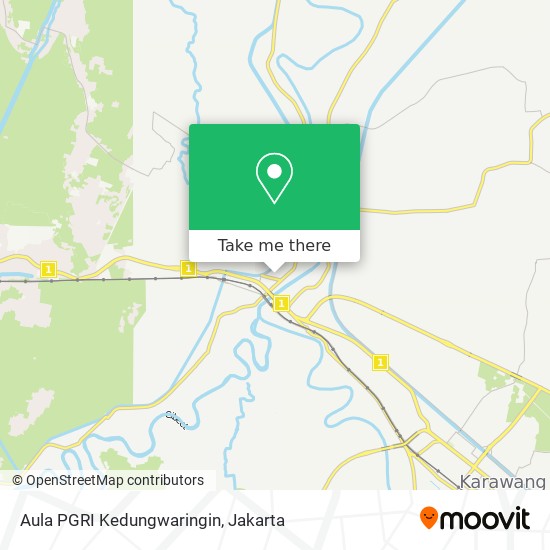 Aula PGRI Kedungwaringin map