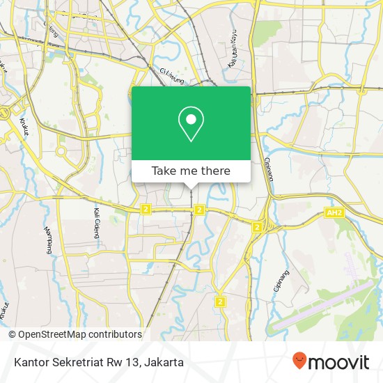 Kantor Sekretriat Rw 13 map