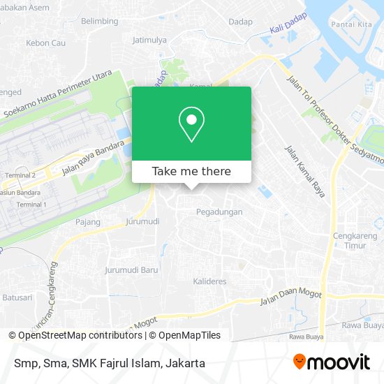Smp, Sma, SMK Fajrul Islam map