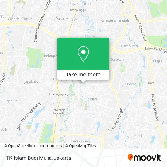 TK Islam Budi Mulia map