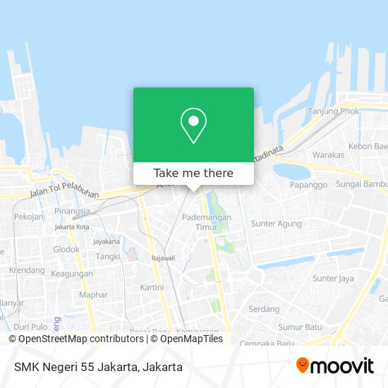 SMK Negeri 55 Jakarta map