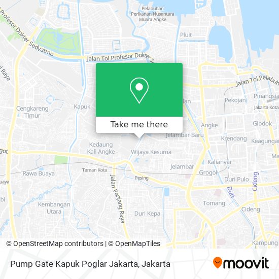 Pump Gate Kapuk Poglar Jakarta map