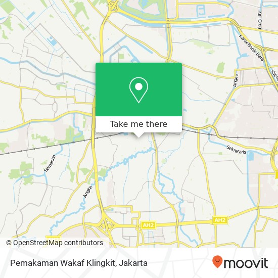 Pemakaman Wakaf Klingkit map