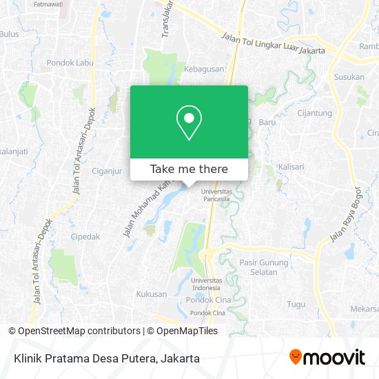 Klinik Pratama Desa Putera map