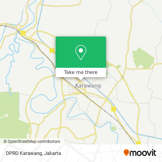DPRD Karawang map