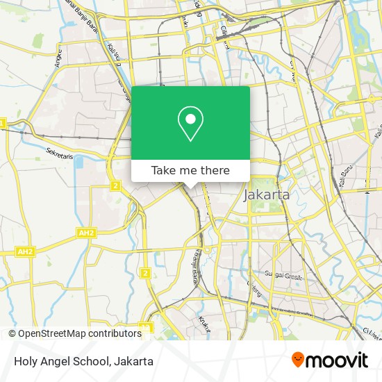 Holy Angel School map