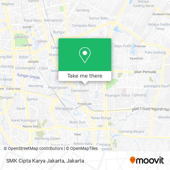 SMK Cipta Karya Jakarta map