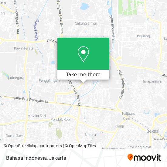 Bahasa Indonesia map