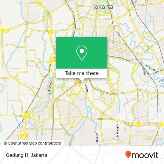 Gedung H map