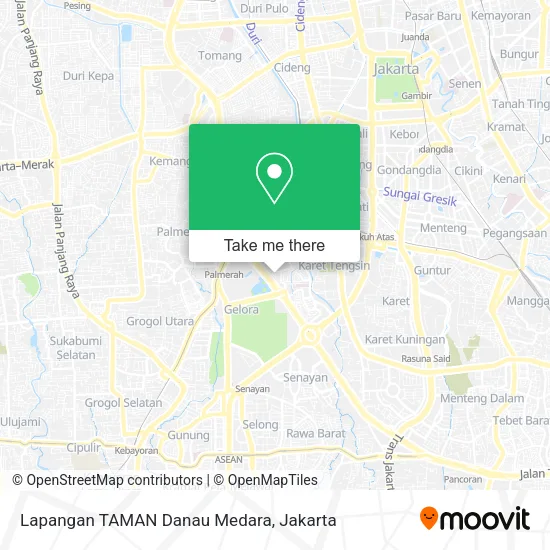 Lapangan TAMAN Danau Medara map