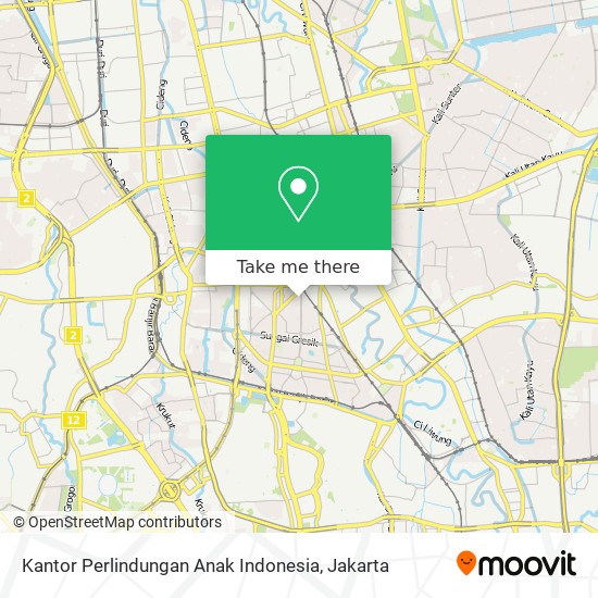 Kantor Perlindungan Anak Indonesia map
