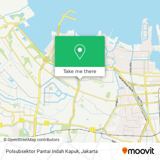 Polsubsektor Pantai Indah Kapuk map