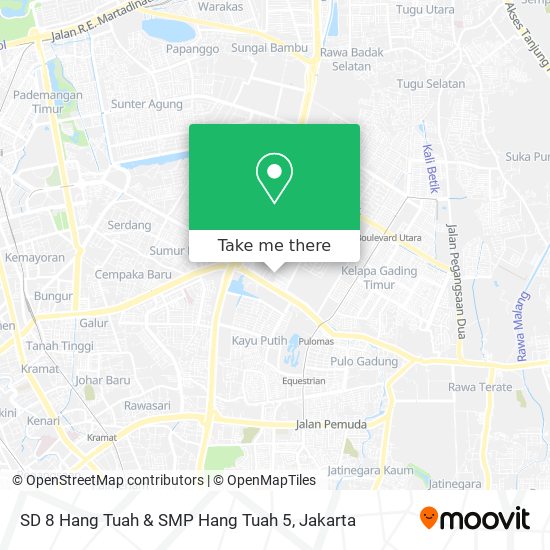 SD 8 Hang Tuah & SMP Hang Tuah 5 map