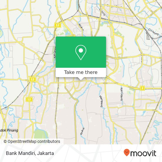 Bank Mandiri map