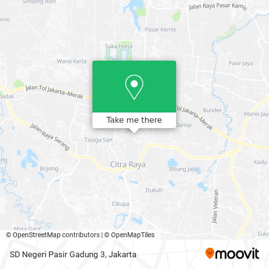 SD Negeri Pasir Gadung 3 map