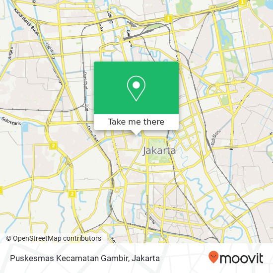 Puskesmas Kecamatan Gambir map