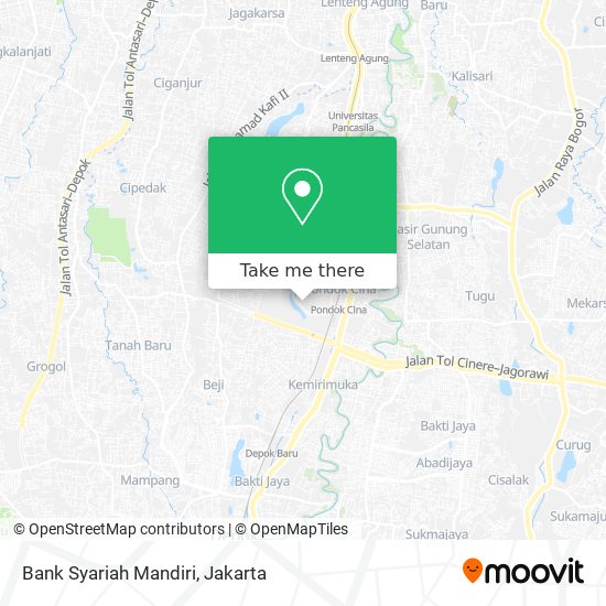 Bank Syariah Mandiri map