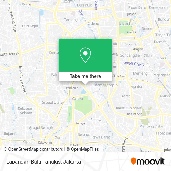 Lapangan Bulu Tangkis map