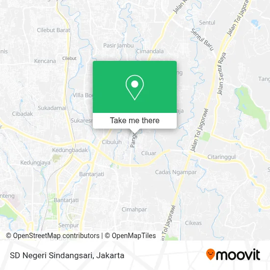 SD Negeri Sindangsari map