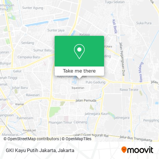 GKI Kayu Putih Jakarta map