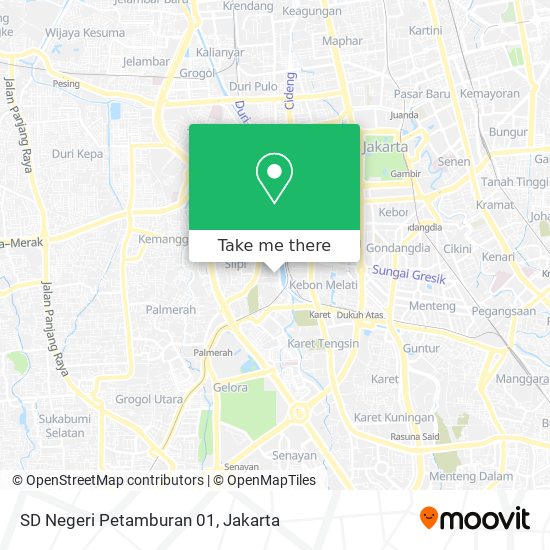 SD Negeri Petamburan 01 map