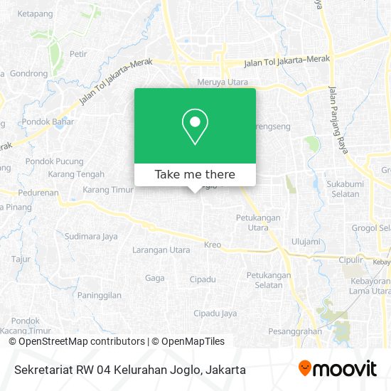 Sekretariat RW 04 Kelurahan Joglo map
