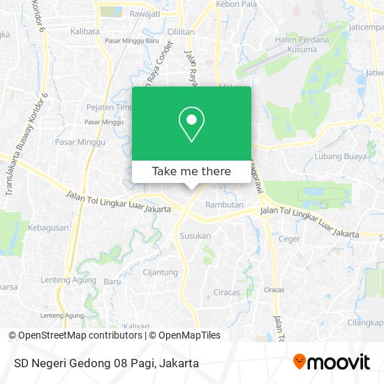 SD Negeri Gedong 08 Pagi map