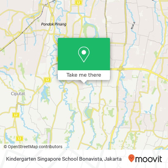 Kindergarten Singapore School Bonavista map