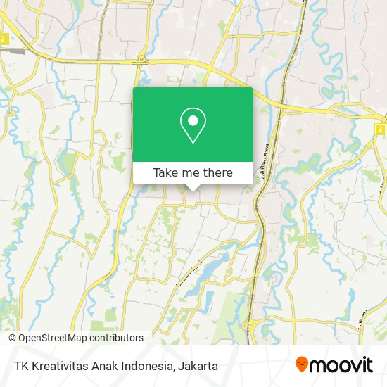 TK Kreativitas Anak Indonesia map